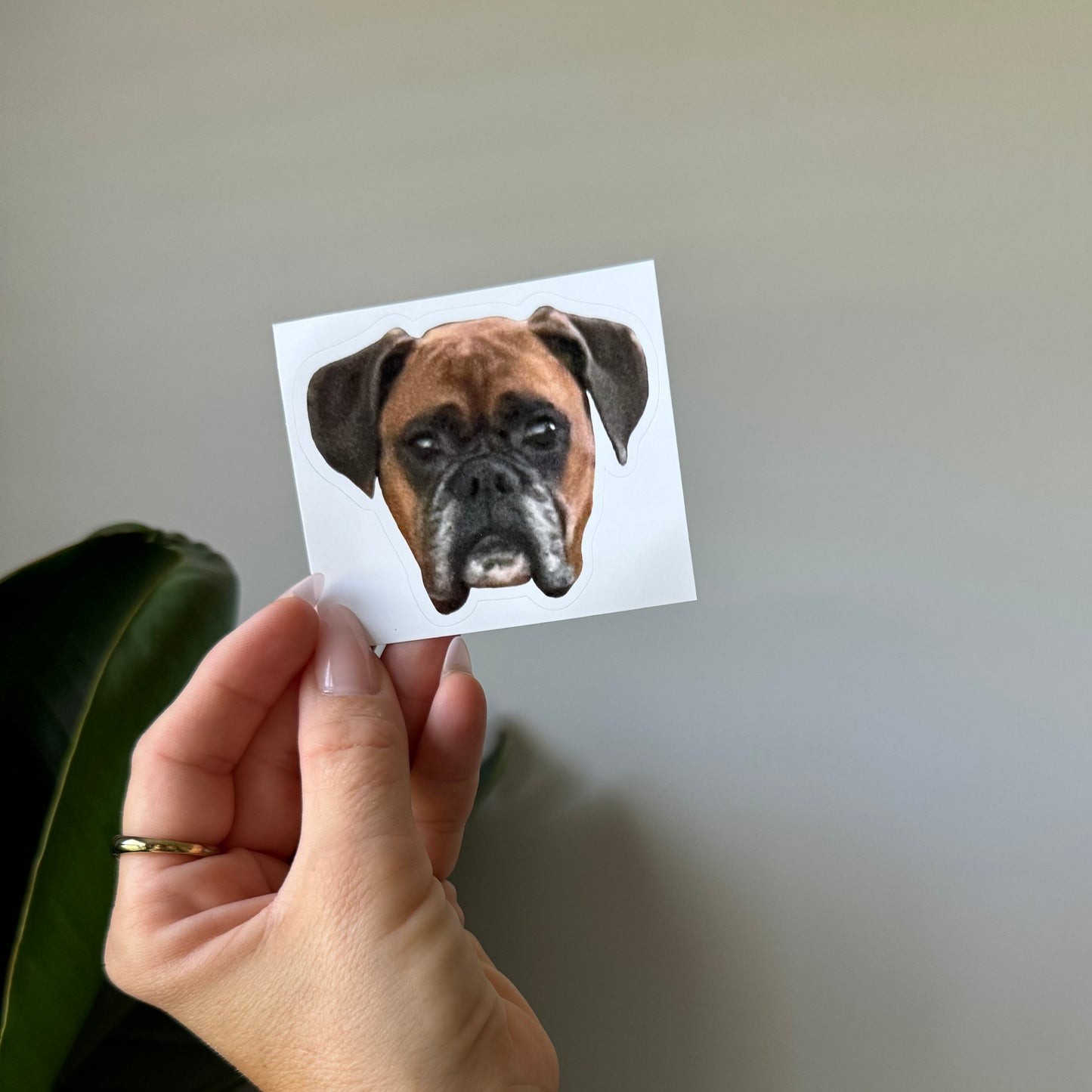 Customizable Pet Portrait Sticker