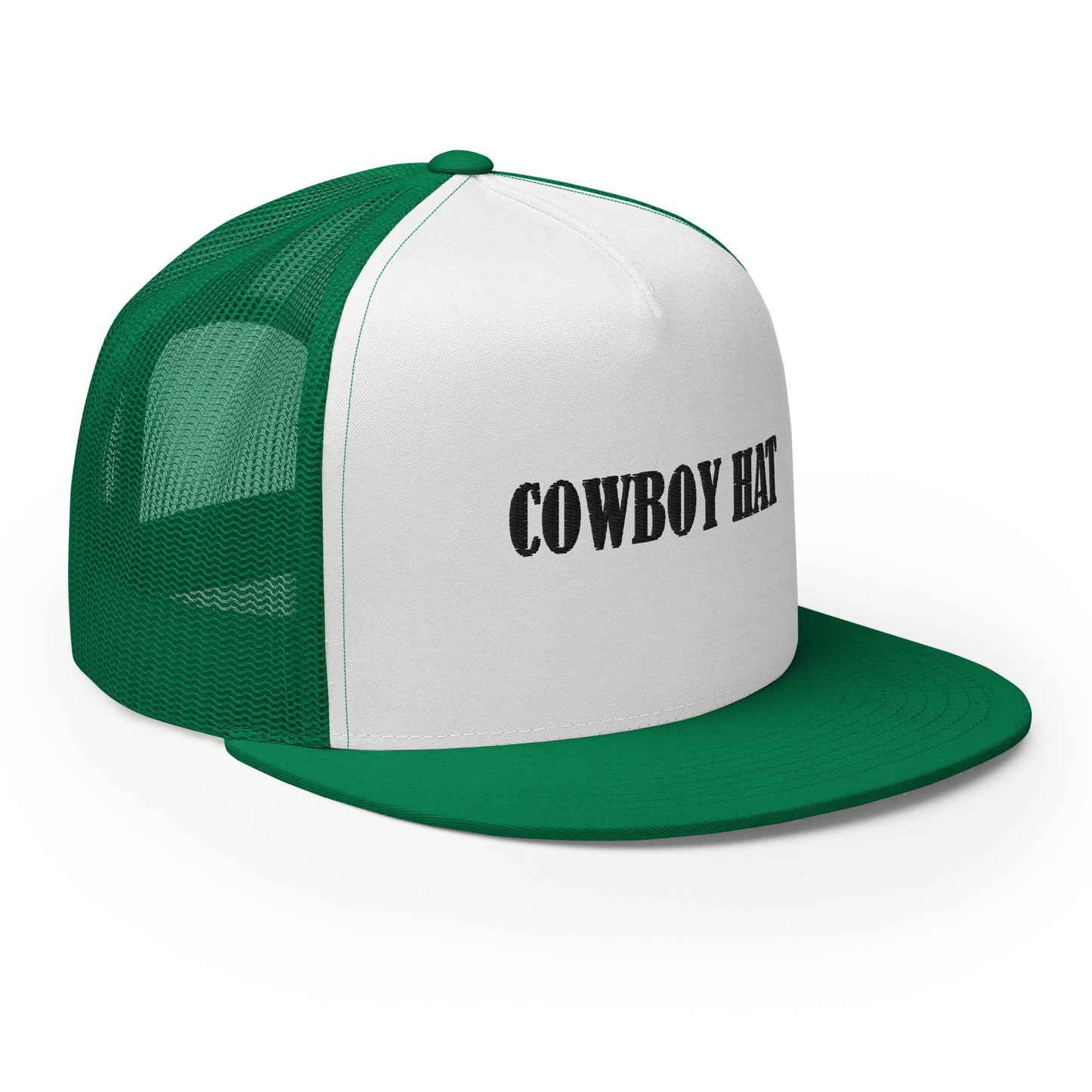 "COWBOY HAT" Embroidered Trucker Cap