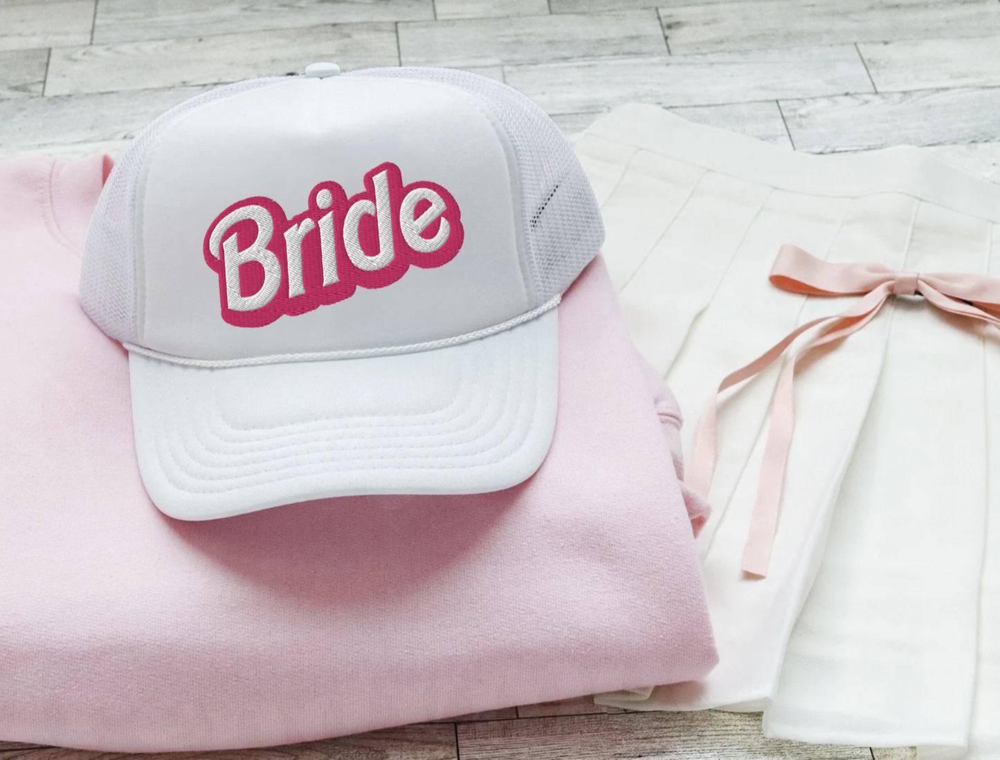 "Bride" Embroidered Foam Trucker Tat