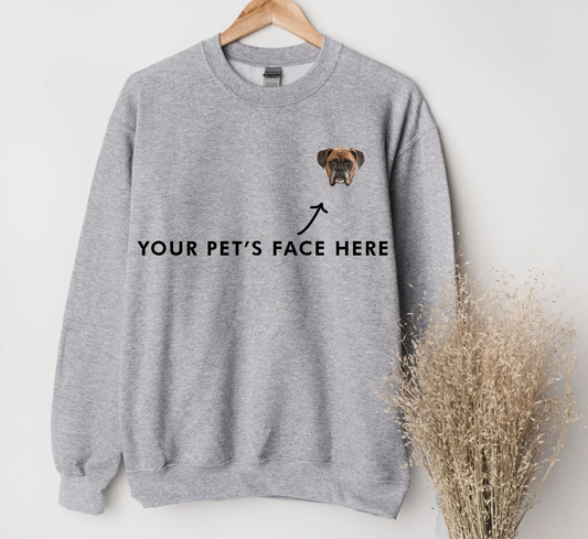 Customized Pet Portrait Crewneck