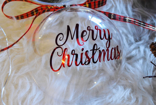 Fillable Christmas Ornament