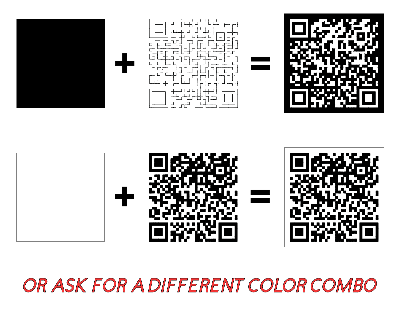 QR Code Vinyl Decal