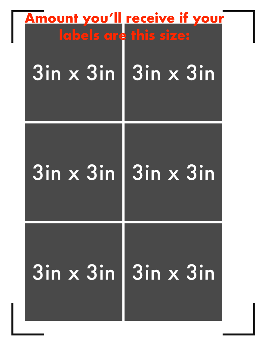 Custom Sheet of Candle Labels