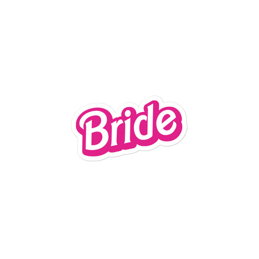 Bride Kiss-Cut Sticker