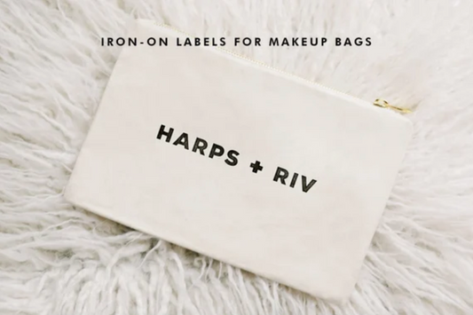 DIY Iron-On Labels for Makeup Bags