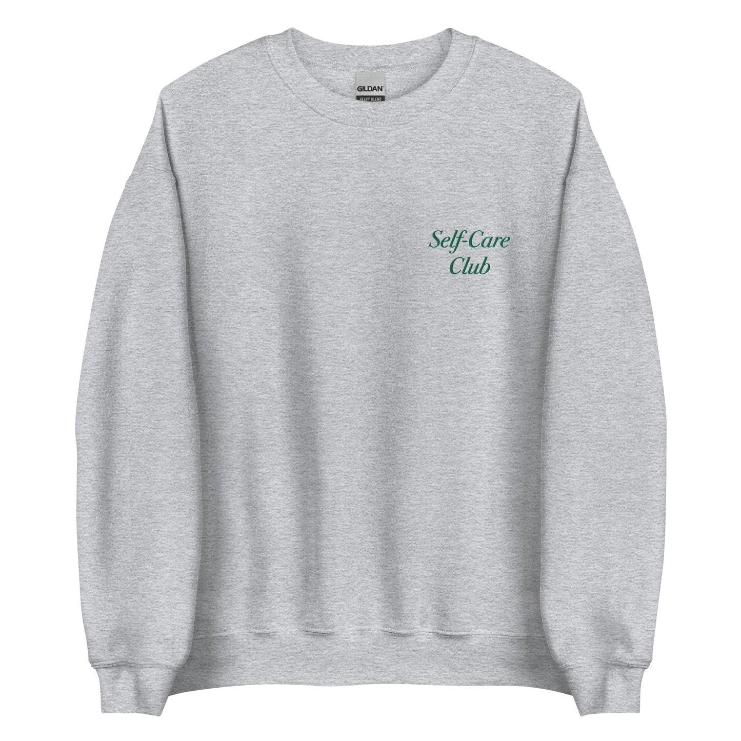 Self-Care Club Embroidered Crewneck